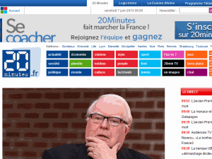 20 Minutes - home page