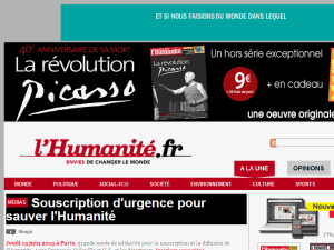 L'Humanité - home page