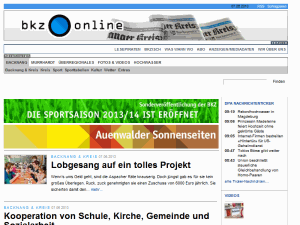 Backnanger Kreiszeitung - home page