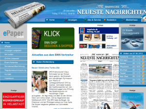 Badische Neueste Nachrichten - home page