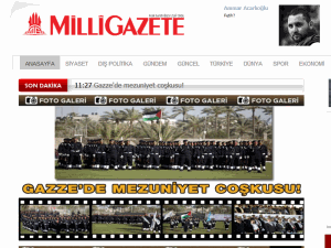 Milli Gazete - home page