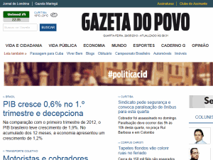 Gazeta do Povo - home page