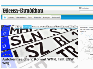 Werra Rundschau - home page