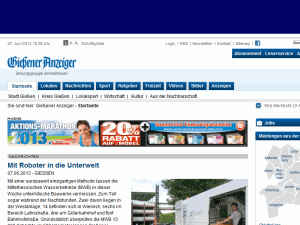 Giessener Anzeiger - home page