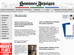 Hanauer Anzeiger - home page
