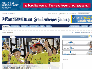 Waldeckische Landeszeitung - home page