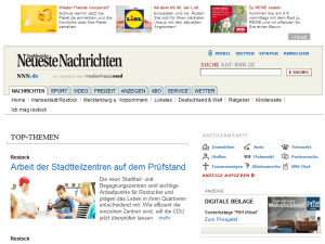 Norddeutsche Neueste Nachrichten - home page