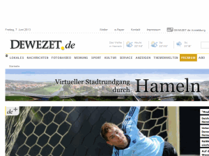 Deister- und Weserzeitung - home page