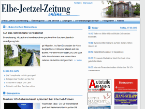Elbe Jeetzel Zeitung - home page