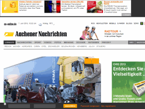 Aachener Nachrichten - home page