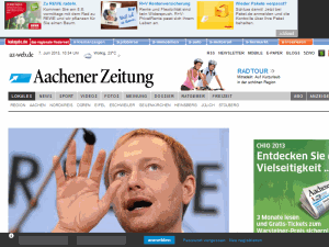 Aachener Zeitung - home page