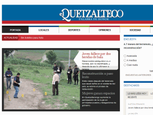 El Quetzalteco - home page