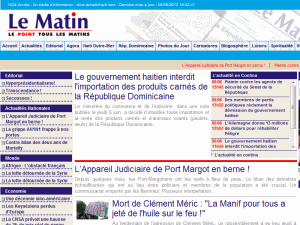 Le Matin - home page