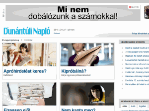 Uj Dunántúli Napló - home page