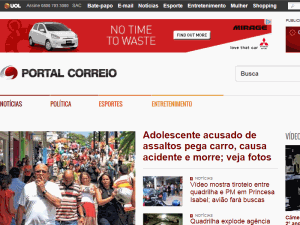 Correio da Paraíba - home page