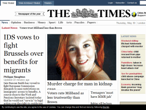 The Times - home page