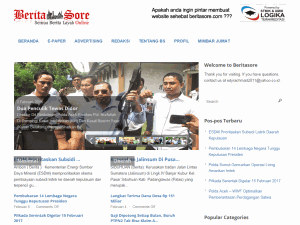Berita Sore - home page