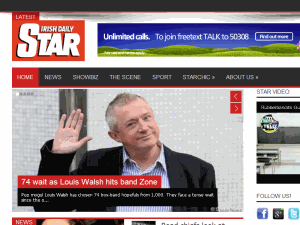 Irish Daily Star - home page