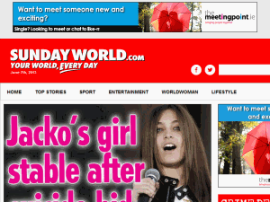 Sunday World - home page