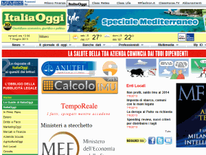 Italia Oggi - home page
