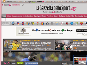La Gazzetta dello Sport - home page