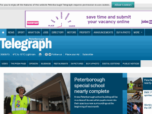 Peterborough Evening Telegraph - home page