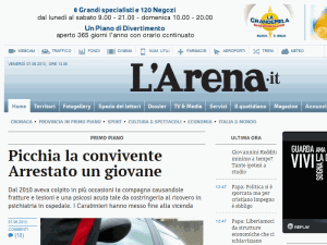 L'Arena - home page
