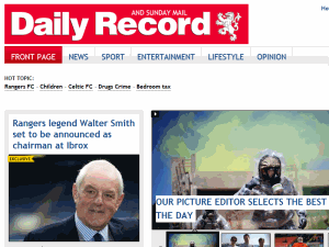 Daily Record - home page