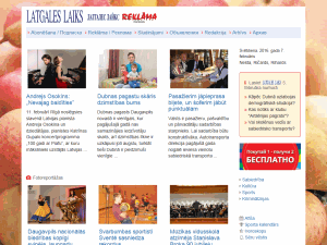 Latgales Laiks - home page