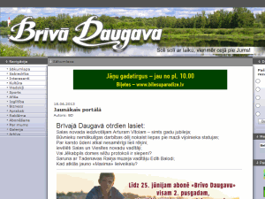 Briva Daugava - home page