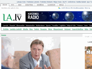 Latvijas Avize - home page
