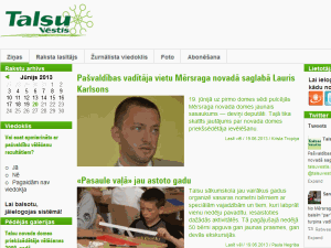 Talsu Vestis - home page
