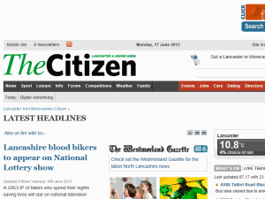 The Lancaster and Morecambe Citizen - home page