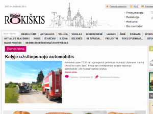 Gimtasis Rokiskis - home page