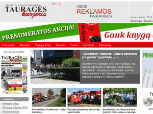 Taurages Kurjeris - home page