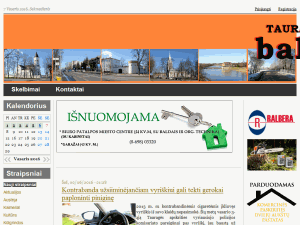 Tauragisciu Balsas - home page
