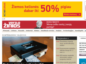 Verslo Zinios - home page