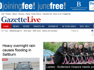 Evening Gazette - home page