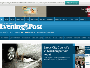 Yorkshire Evening Post - home page