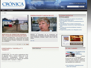 Crónica - home page