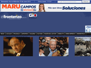 El Fronterizo - home page