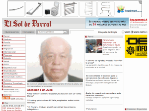 El Sol de Parral - home page