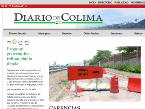 Diário de Colima - home page