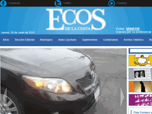 Ecos de la Costa - home page