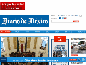 Diário de Mexico - home page