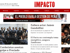 Impacto El Diário - home page