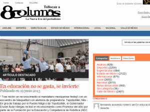 8 Columnas - home page