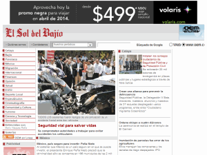 El Sol del Bajio - home page