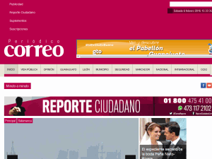 Correo - home page