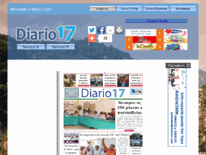 Di&aacute;rio 17 - home page